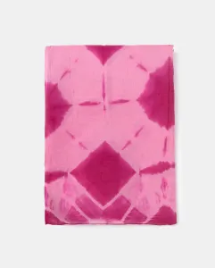 Женское розовое парео из хлопка с принтом Brownie, розовый