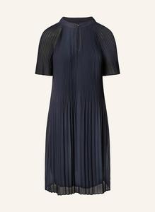 Плиссированное платье Comma, синий