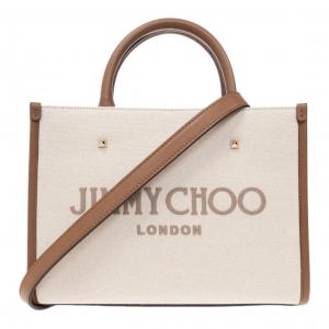 Сумка из переработанного хлопкового холста, шоппер, хозяйственная сумка, женская сумка бежевый Jimmy Choo