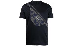 Футболка мужская морская синяя EMPORIO ARMANI