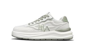 HLA Низкие скейтерские кроссовки мужские бело-зеленые, цвет White Green