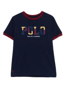 Ralph Lauren Kids футболка с логотипом, синий