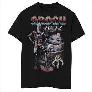 Футболка с портретом Грогу IG-12 из «Звездных войн: Мандалорец» для мальчиков Licensed Character