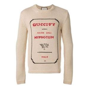 Свитер fy hypnotism sweater 'beige' Gucci, бежевый