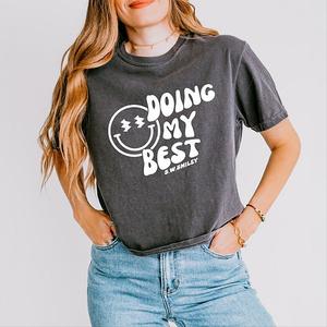 SWSmiley doing my best smiley face боксерский кроп-топ Simply Sage Market, Pepper