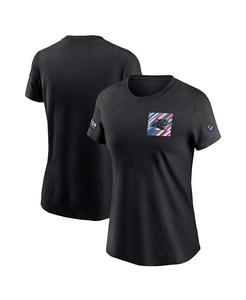 Женская футболка Black Carolina Panthers 2023 NFL Crucial Catch Sideline Tri-Blend Nike, черный