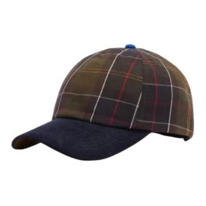 BARBOUR x Paul Smith Baseball Caps Unisex Brown/Marine Blue