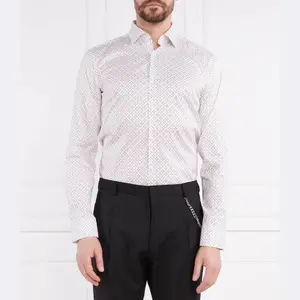 Kenno рубашка узкого кроя Hugo, белый