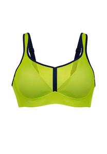 Спортивный бюстгальтер с дельтовидной вставкой и контролем воздуха Anita, зеленый