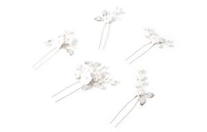 Заколка для волос Women's Silver BAIJUAN, серебряный