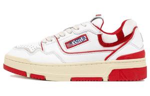 Кроссовки AUTRY Padded-ankle Leather Sneakers, белый/красный