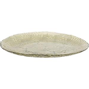 Тарелка Basic Green 32/32/2.3 см, стекло Mondex, зеленый