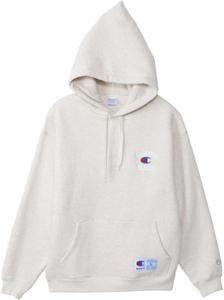 Мужская толстовка с длинными рукавами и капюшоном Champion ACTION STYLE C3-A130 с вышитыми и синельными нашивками