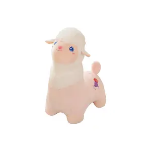 Милый Alpaca, креативная успокаивающая кукла плюшевая игрушка Tranquility and elegance, розовый