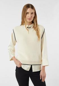 Джемпер comma STRICK PULL UNDER, Creme/Off-White