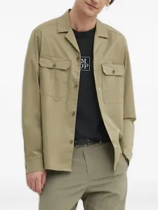 Рубашка из смесового хлопка Drykorn, зеленый