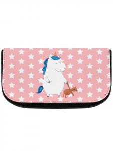 Косметичка Mr & Mrs Panda Einhorn Teddy ohne Spruch, цвет rot pastell