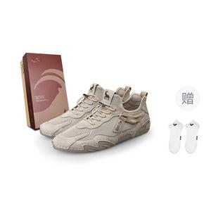 BECK Кроссовки Wild Echo Collection с защитой от истирания дышащие низкие повседневные унисекс песочного цвета [в комплекте с фирменными носками], цвет Sand[Comes with Brand Socks]