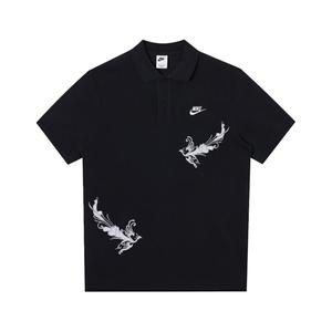 Nike Спортивная поло мужская black