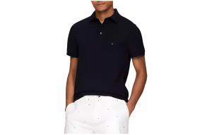 Tommy Hilfiger Томми Поло Slim Fit Мужская черная