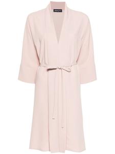 DRHOPE креповый кейп с декоративной строчкой, розовый