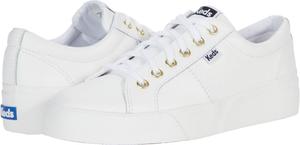 Кроссовки Keds Jump Kick Duo Lace Up, цвет White/Gold