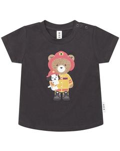 Футболка Huxbaby "Пожарный Хакс", черный