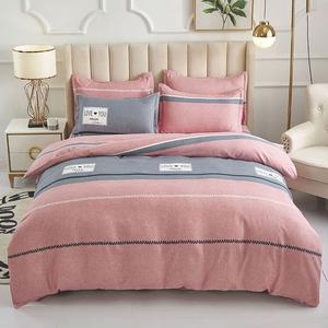 Belle Постельное белье 1,5 м, комплект 4 предмета, пододеяльник 150x200 см, утолщенное, приятное к телу, цвет дафей