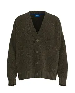 Мужской кардиган с длинным рукавом Hugo, зеленый