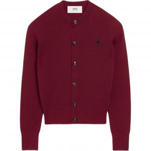 Кардиган из шерсти Ami De Coeur от Ami Paris AMIPARIS, бордовый