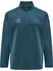 Толстовка Hummel Mit Kurzem Reißverschluss Hmlcore Xk Half Zip Poly Sweat Kids, цвет BLUE CORAL