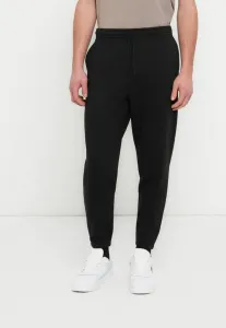 Спортивные брюки-джоггеры из флиса с линейным логотипом и завязками. Tommy Jeans, Black