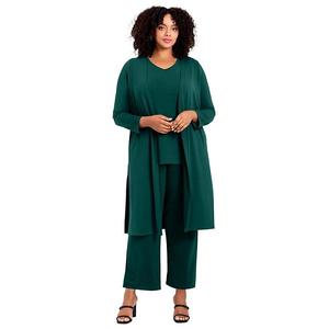 Женский кардиган-пончо plus size Avenue, Emerald Green