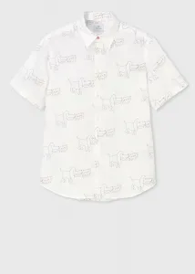 Футболка с коротким рукавом, нарисованная Полом "Догом".