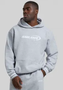 Толстовка с капюшоном ellipse Karl Kani, Grey Melange