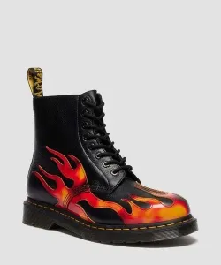 Ботинки Dr. Martens 1460 Pascal Flame с 8 люверсами Select Brands, цвет Black 3
