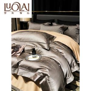 LUOLAI HOME Комплект постельного белья 4 предмета, простыня 180х200 см, пододеяльник 200х230 см