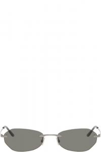 Серебряные очаровательные солнцезащитные очки OUR LEGACY