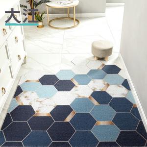 Dajiang Ковер 60x120 см для прихожей в скандинавском стиле, моющийся, с узором golden chord, настраиваемый