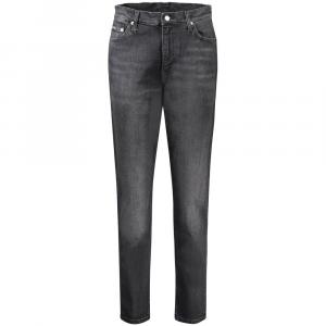 Черные хлопковые женские джинсы Calvin Klein