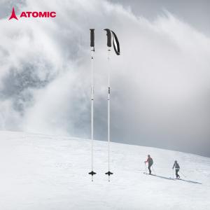 Atomic Женские лыжные палки 3-star aluminum poles, all-mountain, белые, 120 см