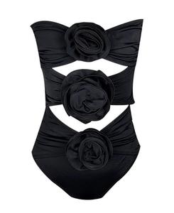 Сплошной купальник Regina для девочек NESSI BYRD - Little Kid, Big Kid, черный