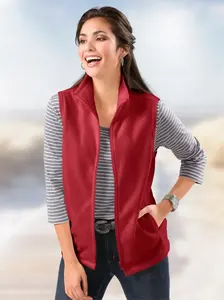 Флисовый жилет Classic Basics, красный