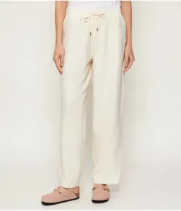 Брюки loose fit Liu Jo Sport, кремовый