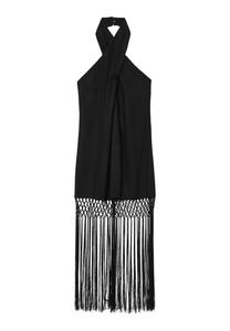 Повседневное платье INCROCIATO FRANGE Calliope, черный