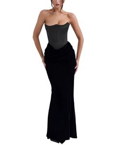 Макси-платье MONIQUE LAGARDE Monique Lagarde, черный