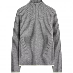 COS Свитер Women's серый/кремовый водолазка Moderate Others