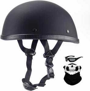 Полушлем винтажный AZGAMES XX-Large, черный