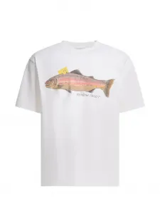 Футболка с принтом Kapital, белый