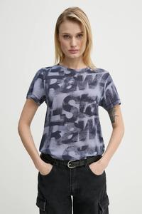 Хлопковая футболка G-Star, темно-синий